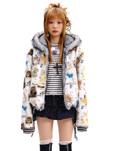 Load image into Gallery viewer, KITTY HOODED JACKET
