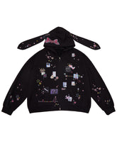 Load image into Gallery viewer, STICKER BUNNY HOODIE
