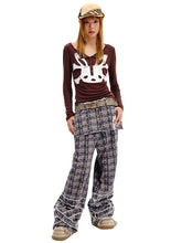 Load image into Gallery viewer, PLAID TROUSERS
