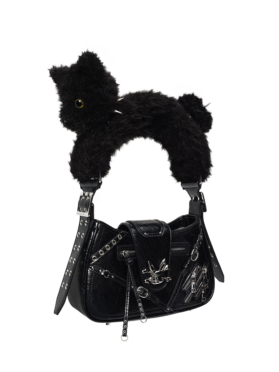 FLEECY CAT HANDBAG – CFierce