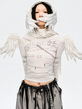 Load image into Gallery viewer, ANGEL HOODED SCARF
