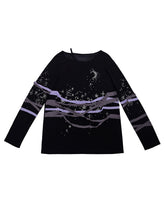 Load image into Gallery viewer, STARRY NIGHT LONGSLEEVES TOP
