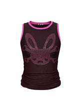 Load image into Gallery viewer, SPARKLE RABBIT MESH TOP
