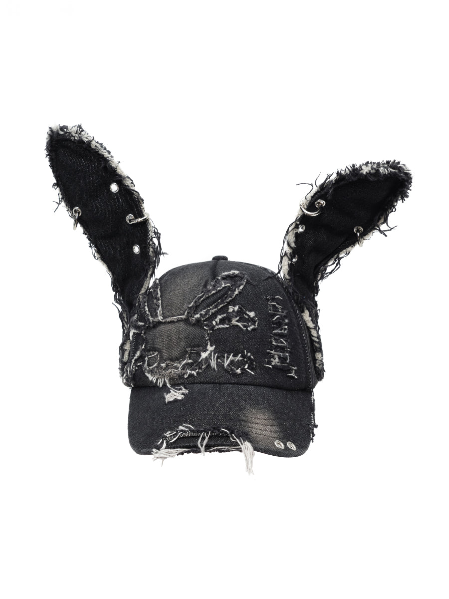 DENIM BUNNY HAT