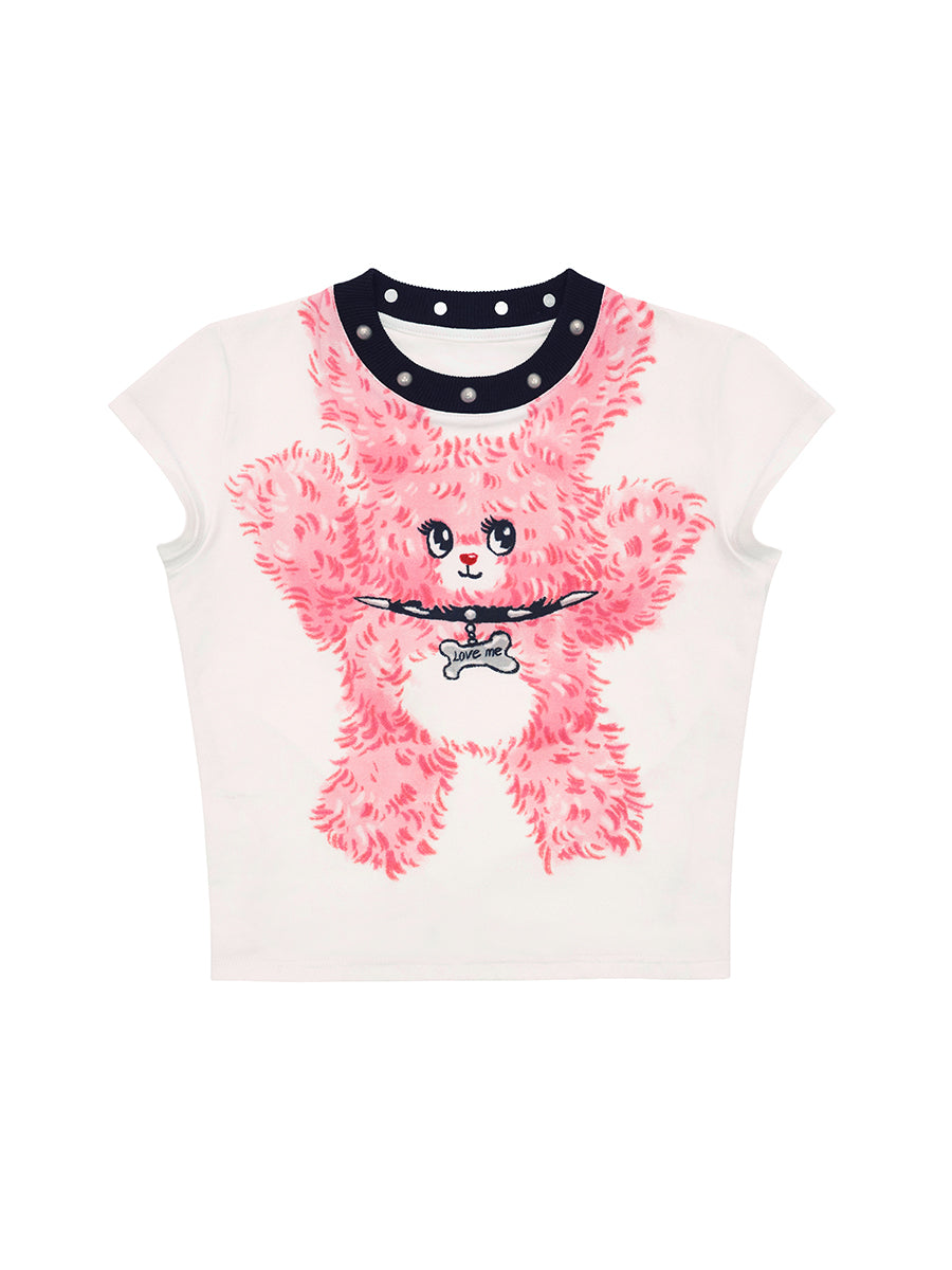 PINK BUNNY BABY TEE